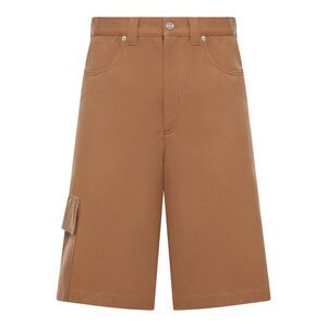 Gucci Men Heavy Cotton Canvas Cargo Bermuda Shorts